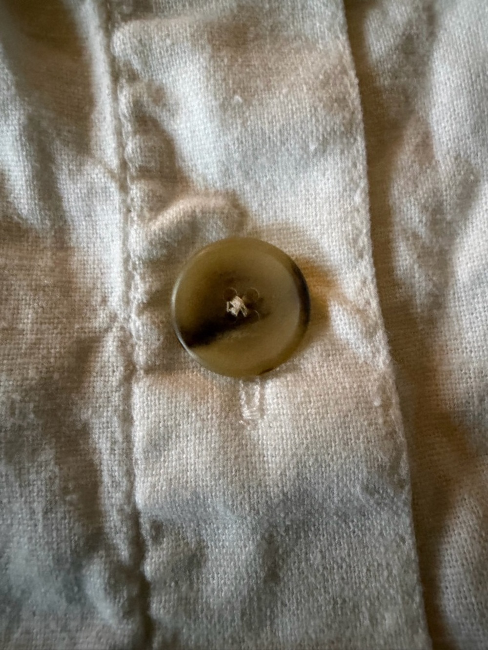 J. Crew Cream Button-Front Tank Top - Picture 4 of 4